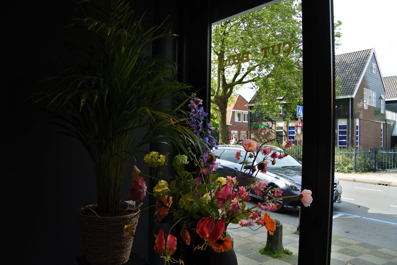 Werkplek en details in de barbershop